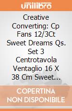 Creative Converting: Cp Fans 12/3Ct Sweet Dreams Qs. Set 3 Centrotavola Ventaglio 16 X 38 Cm Sweet Dreams giochi