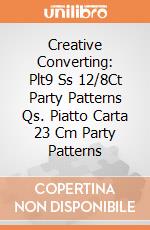 Creative Converting: Plt9 Ss 12/8Ct Party Patterns Qs. Piatto Carta 23 Cm Party Patterns giochi