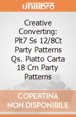 Creative Converting: Plt7 Ss 12/8Ct Party Patterns Qs. Piatto Carta 18 Cm Party Patterns giochi