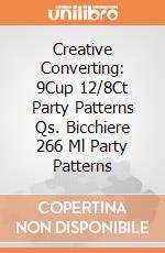 Creative Converting: 9Cup 12/8Ct Party Patterns Qs. Bicchiere 266 Ml Party Patterns giochi