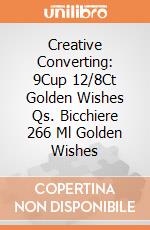 Creative Converting: 9Cup 12/8Ct Golden Wishes Qs. Bicchiere 266 Ml Golden Wishes giochi