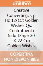 Creative Converting: Cp Hc 12/1Ct Golden Wishes Qs. Centrotavola Nido D'ape 30 X 22 Cm Golden Wishes giochi