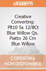 Creative Converting: Plt10 Ss 12/8Ct Blue Willow Qs. Piatto 26 Cm Blue Willow giochi