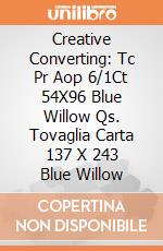 Creative Converting: Tc Pr Aop 6/1Ct 54X96 Blue Willow Qs. Tovaglia Carta 137 X 243 Blue Willow giochi