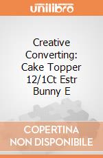 Creative Converting: Cake Topper 12/1Ct Estr Bunny E giochi