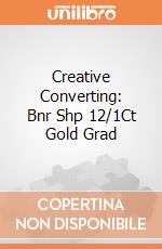 Creative Converting: Bnr Shp 12/1Ct Gold Grad giochi