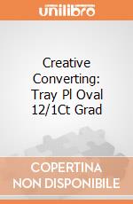 Creative Converting: Tray Pl Oval 12/1Ct Grad giochi