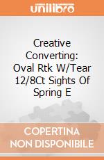 Creative Converting: Oval Rtk W/Tear 12/8Ct Sights Of Spring E giochi