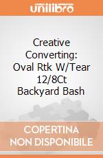 Creative Converting: Oval Rtk W/Tear 12/8Ct Backyard Bash giochi