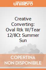 Creative Converting: Oval Rtk W/Tear 12/8Ct Summer Sun giochi
