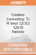 Creative Converting: Tc Pl Vinyl 12/1Ct 52X70 Patriotic giochi