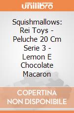 Squishmallows: Rei Toys - Peluche 20 Cm Serie 3 - Lemon E Chocolate Macaron giochi