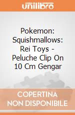 Pokemon: Squishmallows: Rei Toys - Peluche Clip On 10 Cm Gengar giochi