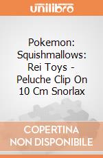 Pokemon: Squishmallows: Rei Toys - Peluche Clip On 10 Cm Snorlax giochi