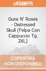 Guns N' Roses - Distressed Skull (Felpa Con Cappuccio Tg. 2XL) gioco