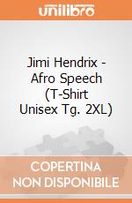 Jimi Hendrix - Afro Speech (T-Shirt Unisex Tg. 2XL) gioco
