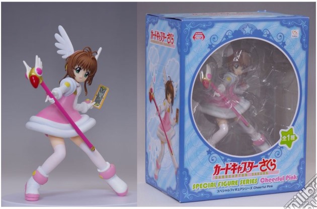 Card Captor Sakura - Special Figure Series Cheerful Pink (Altezza 19 Cm) gioco di Furyu