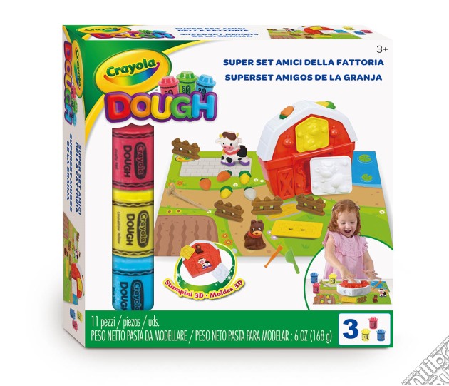 Crayola - Pasta Da Modellare - Super Set Amici Della Fattoria gioco di Crayola