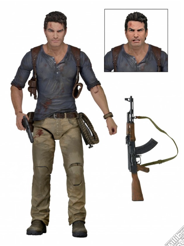 Uncharted 4 - 7 Scale Action Figure - Ultimate Nathan Drake Action Figure gioco di Neca