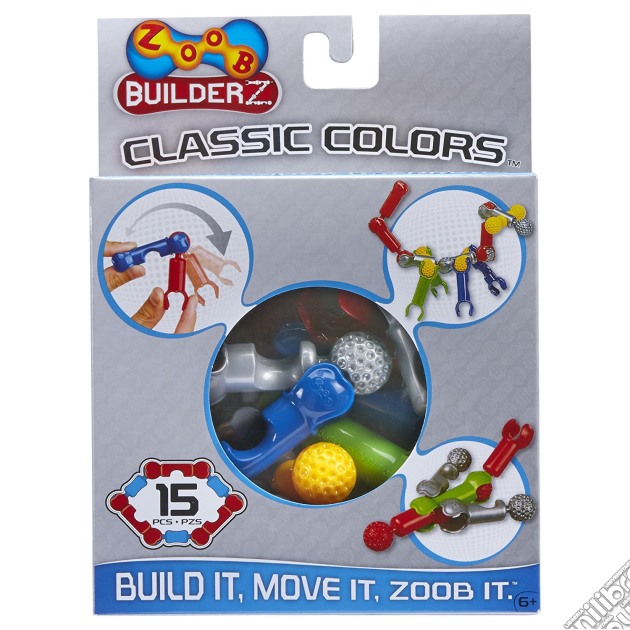 Zoob: Builderz 15 Piece Classic Colors gioco di Zoob