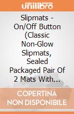 Slipmats - On/Off Button (Classic Non-Glow Slipmats, Sealed Packaged Pair Of 2 Mats With Retail Hang Tab)