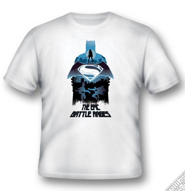 Batman V Superman - Epic Battle Rages (T-Shirt Unisex Tg. S) gioco