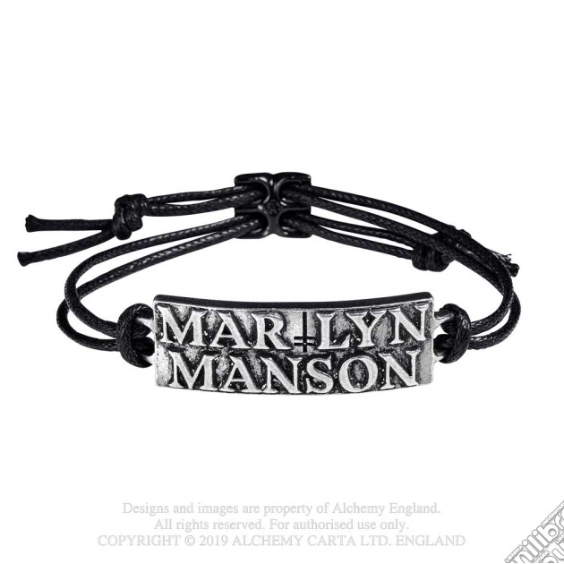 Marilyn Manson: Logo (Braccialetto) gioco di Alchemy Rocks