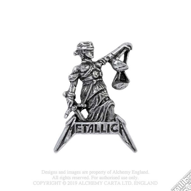 Metallica: Justice For All (Badge) gioco di Alchemy Rocks