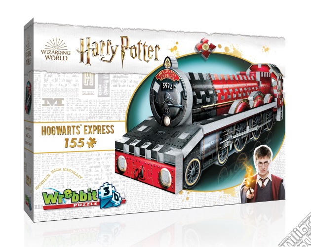 Harry Potter: Wrebbit W3D-0201 - 3D Puzzle 155 Pz - Diagon Alley Hogwarts Express puzzle