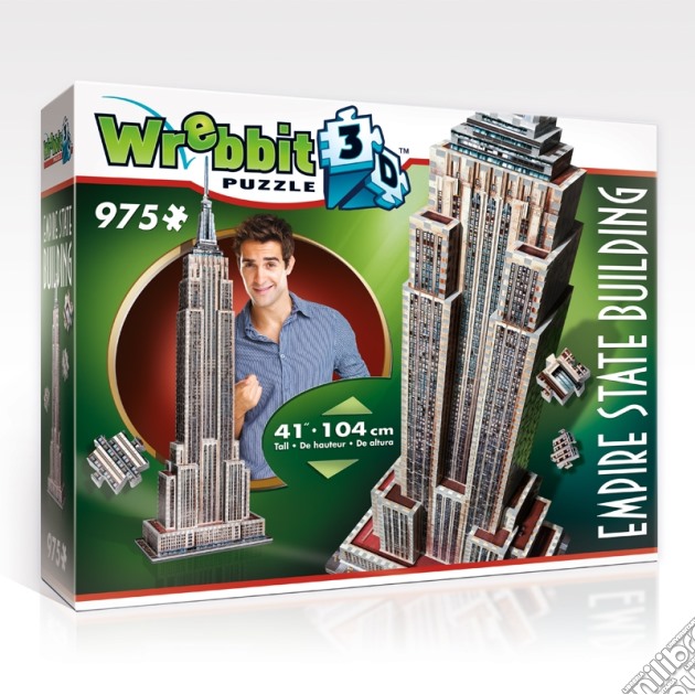 Wrebbit W3D-2007 - 3D Puzzle 975 Pz - Classics Collection - Empire State Building gioco di Wrebbit