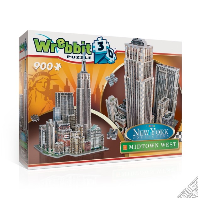 Wrebbit W3D-2010 - New York Collection - Midtown West (Puzzle 3D 900 Pz) gioco di Wrebbit