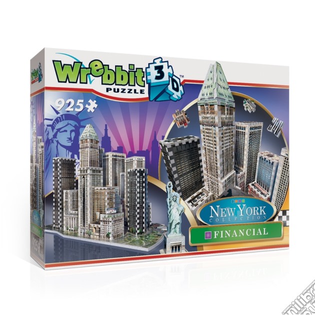 Wrebbit W3D-2013 - New York Collection - Financial (Puzzle 3D 925 Pz) gioco di Wrebbit