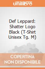 Def Leppard: Shatter Logo Black (T-Shirt Unisex Tg. M) gioco