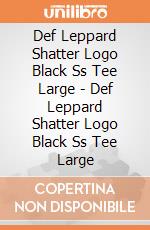 Def Leppard Shatter Logo Black Ss Tee Large - Def Leppard Shatter Logo Black Ss Tee Large gioco
