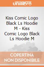 Kiss Comic Logo Black Ls Hoodie M - Kiss Comic Logo Black Ls Hoodie M gioco