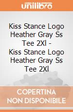Kiss Stance Logo Heather Gray Ss Tee 2Xl - Kiss Stance Logo Heather Gray Ss Tee 2Xl gioco