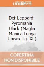 Def Leppard: Pyromania Black (Maglia Manica Lunga Unisex Tg. XL) gioco