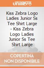 Kiss Zebra Logo Ladies Junior Ss Tee Shirt Large - Kiss Zebra Logo Ladies Junior Ss Tee Shirt Large gioco