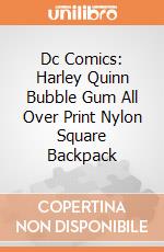 Dc Comics: Harley Quinn Bubble Gum All Over Print Nylon Square Backpack gioco