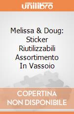 Melissa & Doug: Sticker Riutilizzabili Assortimento In Vassoio giochi