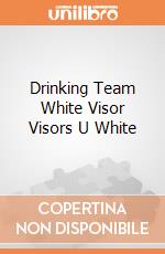 Drinking Team White Visor Visors U White gioco