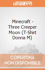 Minecraft - Three Creeper Moon (T-Shirt Donna M) gioco di TimeCity