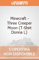 Minecraft - Three Creeper Moon (T-Shirt Donna L) gioco di TimeCity