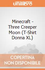 Minecraft - Three Creeper Moon (T-Shirt Donna XL) gioco di TimeCity