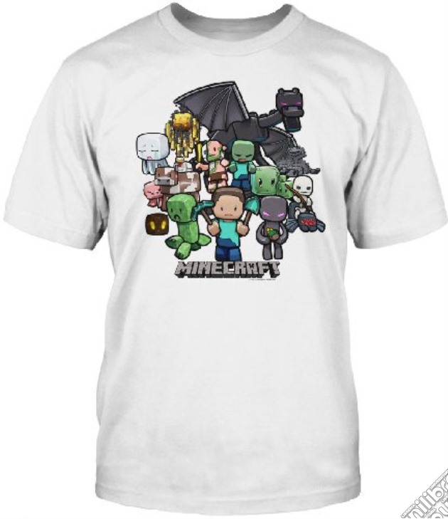Minecraft - Party (T-Shirt Uomo S) gioco di TimeCity