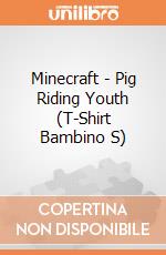 Minecraft - Pig Riding Youth (T-Shirt Bambino S) gioco di TimeCity