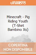 Minecraft - Pig Riding Youth (T-Shirt Bambino Xs) gioco di TimeCity