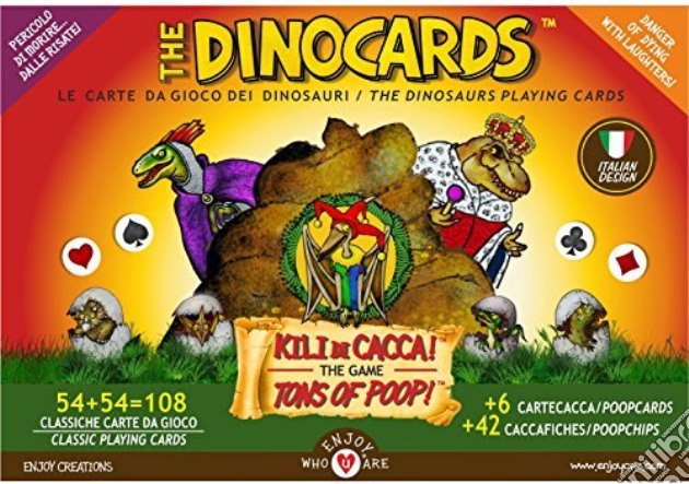 Enjoy Creations - Dinocards - Le Carte Da Gioco Dei Dinosauri gioco