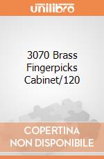 3070 Brass Fingerpicks Cabinet/120 gioco di Dunlop