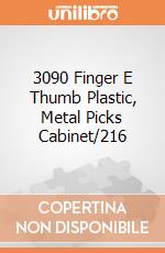 3090 Finger E Thumb Plastic, Metal Picks Cabinet/216 gioco di Dunlop